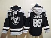 Raiders 89 Amari Cooper Black All Stitched Sweatshirt Hoodie